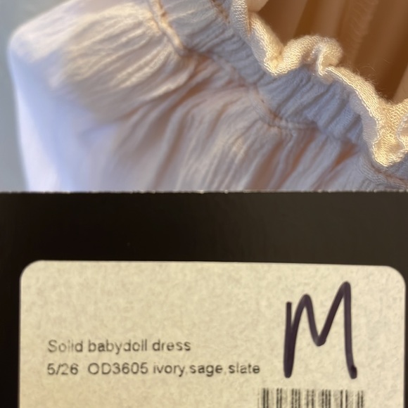 OohLaLa  Couture Solid Babydoll Dress Medium - Picture 7 of 8